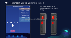 Caméra corporelle avec capteur CMOS FHD, 4G, EIS, H.265, IP67, vision nocturne, 1512P/1440P, GPS, détection de mouvement pour agent de sécurité - Product Image 3