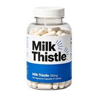 OEM Liver Support 60 Kapsul Milk Thistle, Kapsul Detoksifikasi dan Pembersihan Hati, Kompleks Herbal untuk Kesehatan Hati