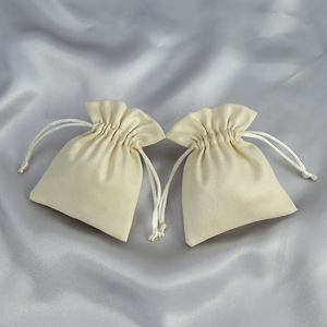 Bolsas de franela con cordón para joyería, 8x10cm, 15x20cm, rectangulares, para almacenamiento, embalaje de regalo, para anillos, organizador de baterías externas - Product Image 2