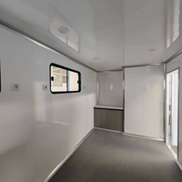 Remorque de bureau mobile |   Espace de travail portable en conteneur pour chantier de construction et intervention d'urgence