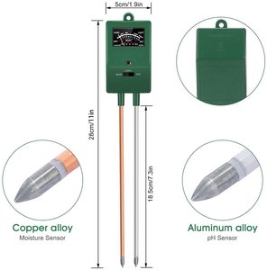 Máy Đo Độ PH Đất Ba Trong Một, Bộ Kiểm Tra Độ Ẩm/Độ PH/Ánh Sáng Ban Ngày, Dụng Cụ Kiểm Tra Nhà Máy Trong Vườn Không Cần Pin - Product Image 5