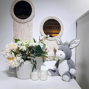 Realistici bambini <span class=keywords><strong>asino</strong></span> imbottito animale peluche camera da letto compagno di sonno per ragazzi ragazze abbracciabile realistico giocattolo <span class=keywords><strong>asino</strong></span> di peluche - Product Image 4