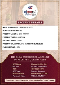 Sarees Suti Premium para Mujer, Elegantes, Transpirables, Cómodos, Diseño Étnico Clásico, Protección Solar, Secado Rápido para Uso Diario - Product Image 5