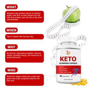 High Grade Herbal Keto Capsules with Raspberry Ketone & Apple Cider Vinegar Improve Focus Boost Energy Suppress Appetite Capsule - Product Image 5