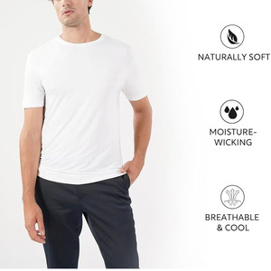 Custom <strong>Bamboo</strong> <strong>T</strong> <strong>Shirt</strong> Pour Hommes Blank Undershirt Unisex <strong>Bamboo</strong> Spandex <strong>T</strong>-<strong>Shirt</strong> Solid O-neck Plain <strong>Bamboo</strong> <strong>T</strong>-<strong>Shirts</strong> for Men - Product Image 4