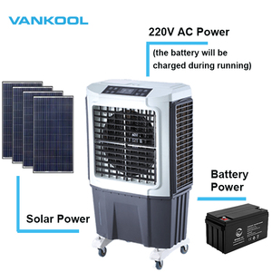 Rechargeable air Cooler Ac Solar Stand Evaporative air Cooler Industrial Portable Solar air Conditioner for Home - Product Image 2