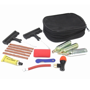 <span class=keywords><strong>Cartouche</strong></span> de <span class=keywords><strong>CO2</strong></span> 16g 25g Outil de réparation <span class=keywords><strong>pour</strong></span> pneus sans chambre à air avec jeu de réparation de vélo de <span class=keywords><strong>route</strong></span> fileté Kit de réparation de crevaison d'urgence portable - Product Image 4