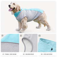 Gilet rafraîchissant pour chien, manteau d'été respirant en maille pour chiens de grande et moyenne taille, soulagement de la chaleur