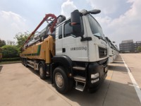 Camion pompe à longue portée HB72V 72m, haute productivité, entretien facile, fournisseur de confiance pour le marché mondial des équipements de construction