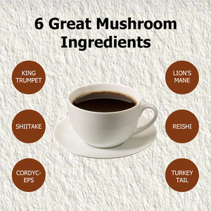 Café aux champignons en gros d'usine : Complément de Reishi en poudre pour l'équilibre digestif intestinal, stimulant d'énergie et de concentration - Product Image 3