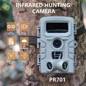 PR701 4K дикая природа 48MP видеозапись ночного видения водонепроницаемый Ip65 уличная камера для охоты на тропы 4K с датчиком движения - Product Image 4