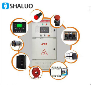 Interruptor de transferencia automática Shaluo ATS de 100A trifásico IP55 con controlador de comunicación RS485 para grupo electrógeno diésel - Product Image 1