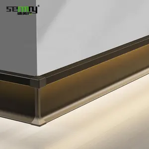 알루미늄 합금베이스 보드 표면 장착 Led 코너 라인 호텔 금속베이스 보드 Led 스커트 보드