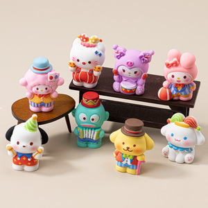Figuras de Resina Temáticas de Circo y Parque de Atracciones, Adornos Coleccionables de Dibujos Animados, Llaveros DIY, Accesorios para Bolsas Sorpresa, Decoración de Escritorio - Product Image 2