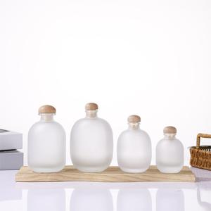 Botella <span class=keywords><strong>de</strong></span> Vino <span class=keywords><strong>de</strong></span> Vidrio Transparente Blanco Cristalino al por Mayor, Pequeña, Vacía, para Vino <span class=keywords><strong>de</strong></span> Frutas o <span class=keywords><strong>Tequila</strong></span> Casero - Product Image 5