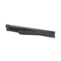 Plateforme tactique extensible en alliage d'aluminium, portable, noire, inclinée, 150 mm, 20*17 mm, légère et durable pour extérieur
