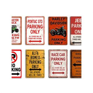 Letrero de Metal Personalizado ROMÁNTICO para Estacionamiento, Arte de Pared con Diseño Creativo, Placa Decorativa Cuadrada con Patrón de Animales para Colgar - Product Image 3