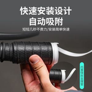 Empuñaduras de silicona para manillares de bicicletas eléctricas y motocicletas con absorción de impactos y diseño impermeable - Product Image 4