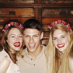 <span class=keywords><strong>Serre</strong></span>-tête DAMAI pour la Saint-Valentin et les mariages, accessoires de décoration, fournitures de fête, <span class=keywords><strong>serre</strong></span>-tête cœur rouge rose XOXO - Product Image 2