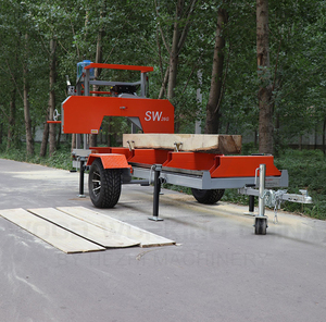 Scie à bande Portable pour bûches à <span class=keywords><strong>bois</strong></span>, gaz Diesel électrique Horizontal Diesel - Product Image 3