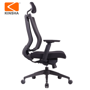 KINSHA MXA-01 Malaysia Manufacturer's Ergonomic <b>Mesh</b> Office Chair Lumbar Support PU Fabric Metal Modern Swivel <b>Power</b> Adjustable - Product Image 3