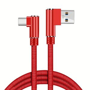 Data Cables Nylon Type C Fast Charging Cable USB3.0 <b>Usb</b>-c Power <b>Adapter</b> Cable Braided Wire for Smart Phones - Product Image 1