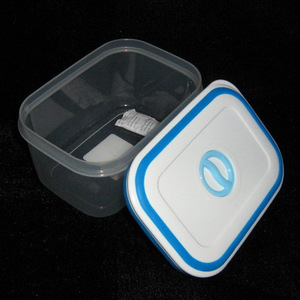 Rectangular <b>Microwave</b> Food Storage Container Set 4 Pieces Airtight Clip On <b>Lid</b> Kitchen Refrigerator Use - Product Image 3