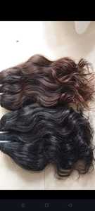 Cheveux Indiens Remy à Double Trame Faite à la Machine, Ondulation Naturelle, Lisses, Ondulations Profondes pour Tressage, Toutes Couleurs HARSHATH HAIR EXPORT - Product Image 6