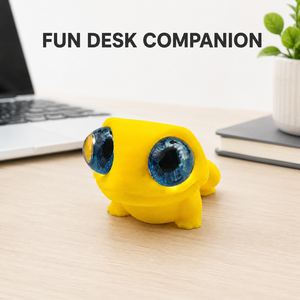 <strong>3D</strong> Printed Big Eyed Frog Toy PLA Sensory Desk Toy Collectible Custom Color Wholesale Manufacturer - Product Image 6