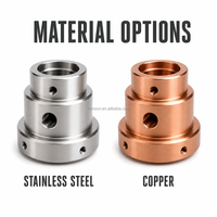 Pièces usinées CNC sur demande, faible MOQ (1 pièce), acier inoxydable, cuivre, usage médical, devis en ligne, directement de l'usine