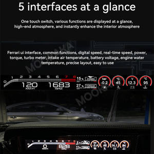 MOOKAKA Digitales Kombiinstrument für Ford Mustang 2015-2023 – LCD-Instrumententafel Cockpit Tacho Co-<span class=keywords><strong>Pilot</strong></span>-Instrumentation - Product Image 5