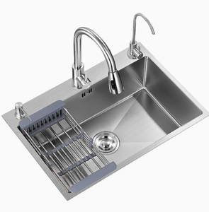 Fregadero de Cocina de Acero Inoxidable de un Solo Tazón con Desagüe Lateral - Product Image 3