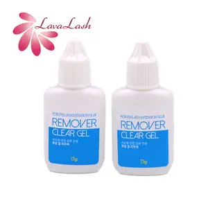 Lavalash factory directly hot selling Clear Gel Remover for Eyelash Extension Glue From Korea Removing Eyelash Extensions 15ml