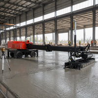 Machine à laser pour le nivellement du béton HA200-4L, robuste et télescopique, avec une largeur de nivellement de 4070 mm, pour les grands projets de construction