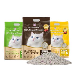 Toptan <span class=keywords><strong>Bentonite</strong></span> kedi kumu güçlü koku topaklanma topu çöp ile bebek pudrası & lavanta koku hiçbir toz - Product Image 1