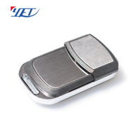 Télécommande sans fil électrique de haute qualité 433,92 MHz avec 1527 puces et 2 boutons pour ouvre-porte de garage, modèle 016