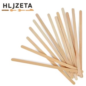 Máy khuấy cà phê bằng gỗ sử dụng một lần-bọc giấy, mịn và thân thiện với môi trường-tuyệt vời cho cà phê hoặc trà của bạn - Product Image 2