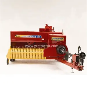 कृषि घास मकई बिक्री के लिए अल्फला घास बेलर मशीन पैकिंग इस्तेमाल किया हॉलैंड बेलर मशीन BC5060