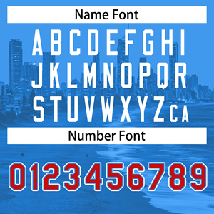 Maglie da Baseball Unisex Personalizzate City Connect Azzurro Chiaro con Nome e Numero Stampati, Taglie Grandi, 100% Poliestere, Personalizzabili all'Ingrosso - Product Image 6