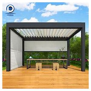 <span class=keywords><strong>Auvent</strong></span> pergola en aluminium de style moderne, sur mesure, de haute qualité Optima, pour l'entrée de villa en extérieur, portes d'entrée - Product Image 5