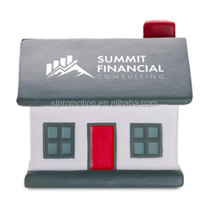 Pelota Antiestrés Personalizada de Espuma PU con Forma de Casa, Color Personalizado, Impresión Serigráfica, Juguete Antiestrés para Inmobiliarias - Product Image 3