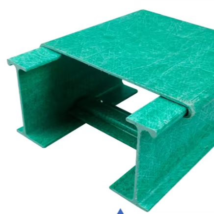 FRP Trough Cable Tray / Glass Fiber Cable Bridge Solid Bottom