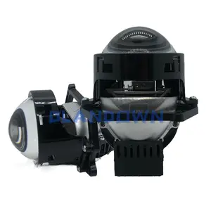 DLAND YXM 120MM 3 polegadas SHORT projetor lente dupla luz copo LED faróis do carro lentes convexas duplas com alto brilho