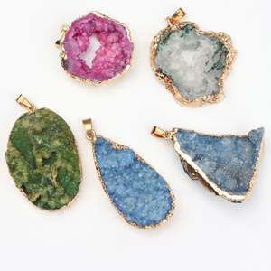 High Quality Healing <b>Crystal</b> Jewelry <b>Crystal</b> <b>Cluster</b> Pendant for Necklace - Product Image 1