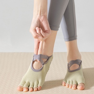 Calcetines de Cinco Dedos de Alta Calidad con Logotipo Personalizado para Correr, Yoga, Pilates, Gimnasio, Deportes, Antideslizantes, Transpirables, Calcetines Deportivos al Por Mayor - Product Image 2