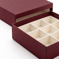 Maßgefertigte Schokoladen-Geschenkbox Luxuriöse Papierkarton-Süßigkeitenverpackung mit Logo für Konfekt und Festtagsgeschenke