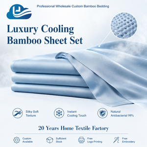 Cloudland Modern Pure <strong>Bamboo</strong> Cooling <strong>Sheets</strong> 300TC 400TC 100% <strong>bamboo</strong> Lyocell Fiber Duvet <strong>Sheet</strong> Bedding Set - Product Image 5