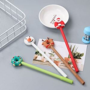 Christmas Gift Kawaii Plastic Gel <b>Pen</b> with Custom logo Promote Cheap Silicone <b>Pens</b> Suitable for School Students and Children - Product Image 5