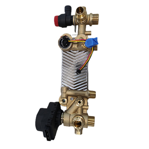 La chaudière de Combi de <span class=keywords><strong>gaz</strong></span> de 24kw 28kw 32kw partie le <span class=keywords><strong>bloc</strong></span> hydraulique d'échangeur de chaleur de plat - Product Image 3