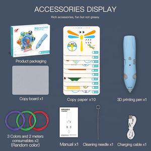 Lage Temperatuur 3d Print Pen Oplaadbare Hergebruik Pcl Verbruiksartikelen Draadloze 3d Printing Pen Creatieve Magic 3d Tekening Pen - Product Image 6